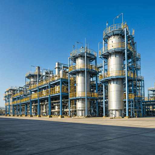 High-tech pharmaceutical manufacturing facility